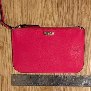 NEW - Kate Spade wristlet - hot pink, barbie pink